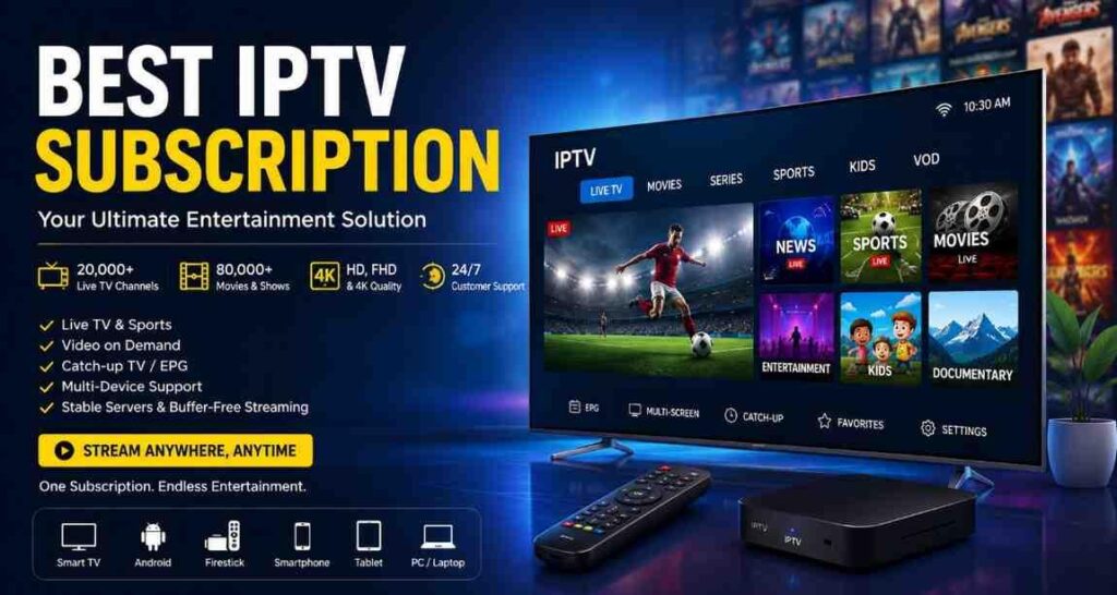 Premium IPTV Subscription